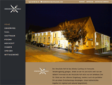 Tablet Screenshot of hessischer-hof-fernwald.de